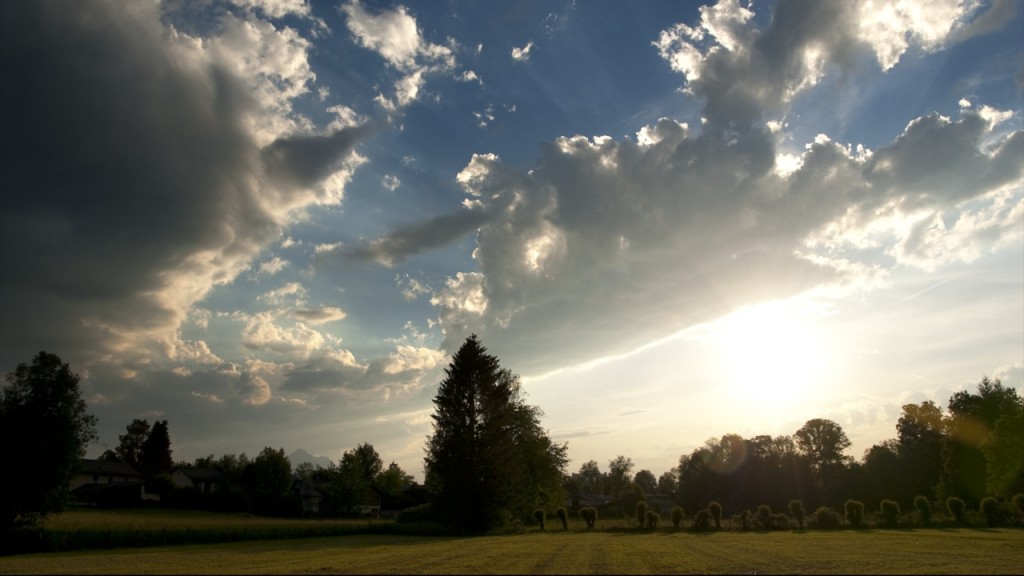 Timelapse sunset natural