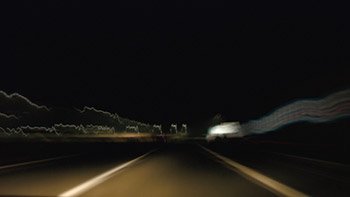 Timelapse highway night