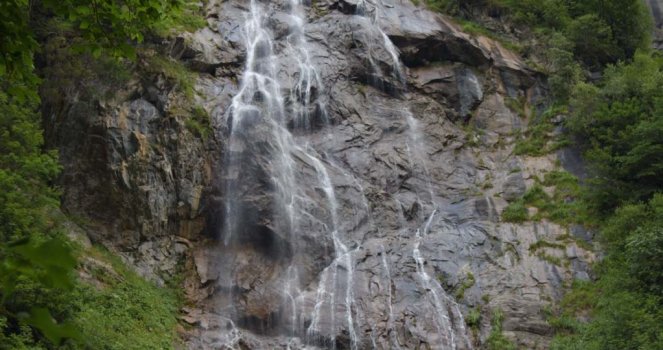 Waterfall alps