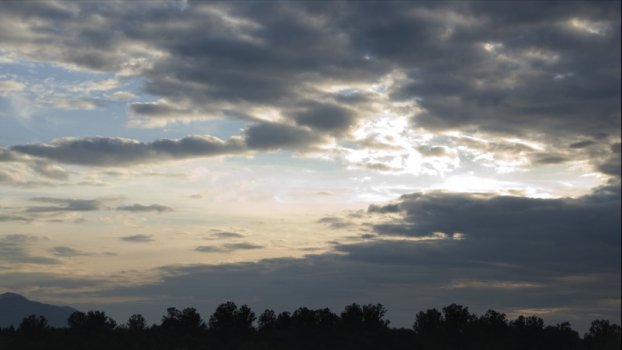 timelapse clouds sunset