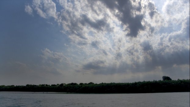 timelapse clouds from ship at danube delta