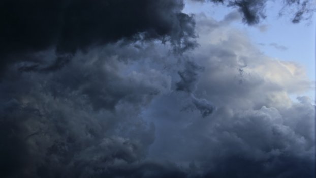 Timelapse stormy clouds