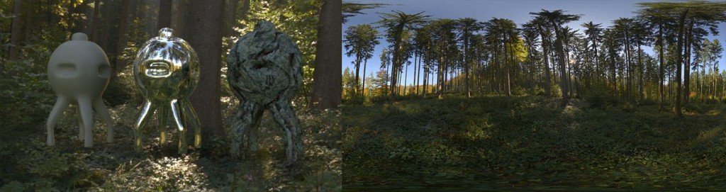 HDRI 360° forrest