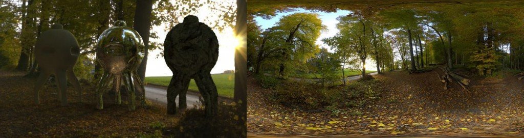 HDRI 360° forrest autumn