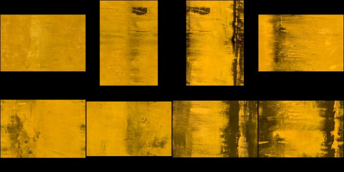 Yellow abstract painting Texture Pack