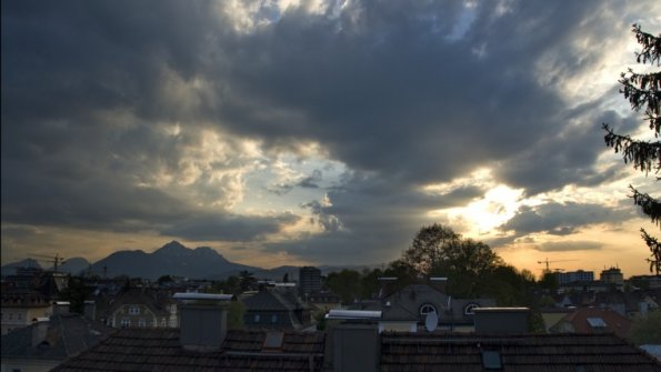 Timelapse Sunset Salzburg