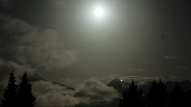 Timelapse night at the alps