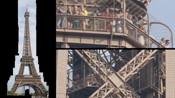 Eiffel tower high resolution texture