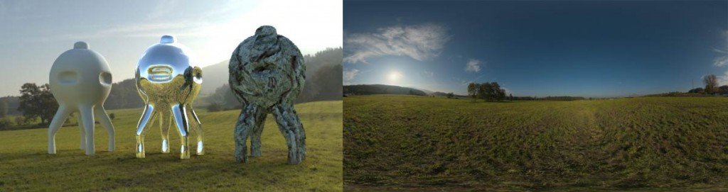 HDRI 360° Autumn field, Bavaria