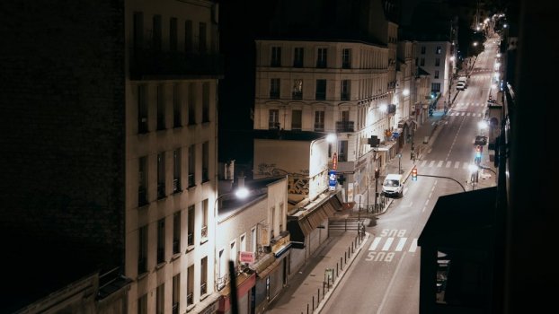 Paris Timelapse streets at night