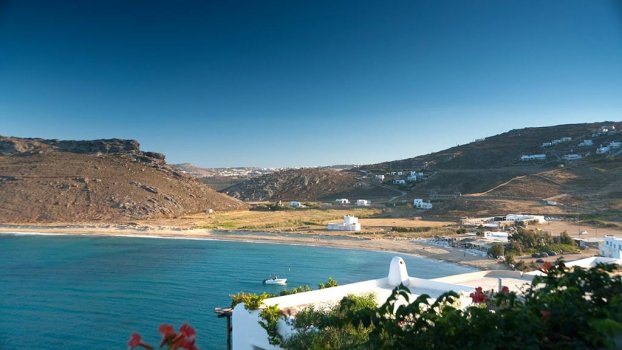 Timelapse mykonos beach