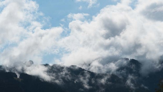 Timelapse clouds mountain