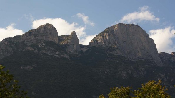 Timelapse mountains, trento italy