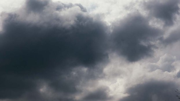 Timelapse overcast clouds