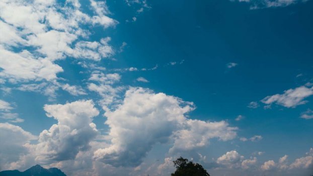 Timelapse beautiful clouds