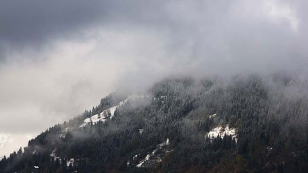 Timelapse clouds mountain