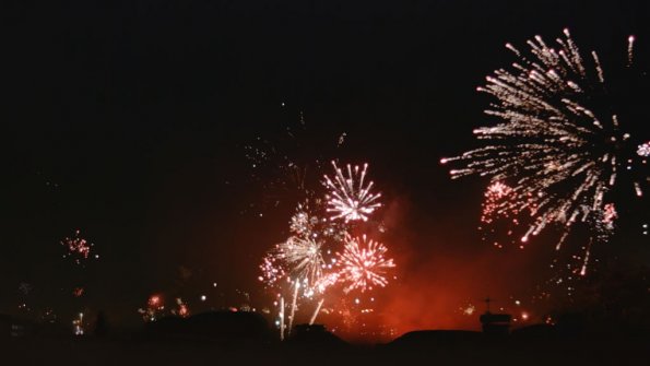 Firework New Year Salzburg 2015
