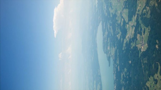 Aerial footage bavarian landscape