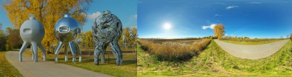 HDRI / 360° Burgenland road, Austria