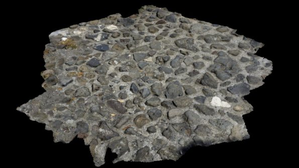 Asset natural stone flooring outdoor 3dscan
