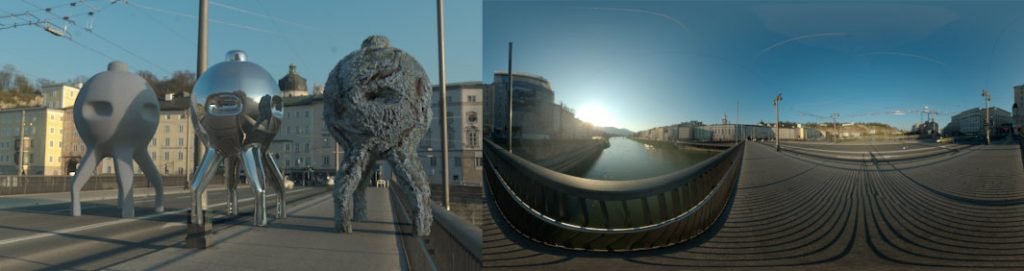 HDRI / 360° Staatsbridge, Salzburg Austria