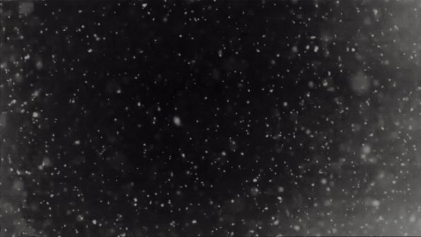 Slowmotion snow falling