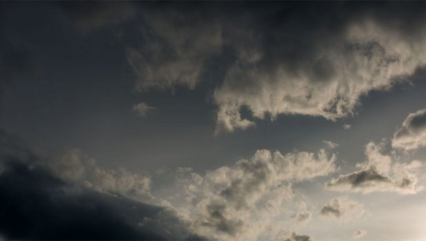 Timelapse clouds sunset greyscale