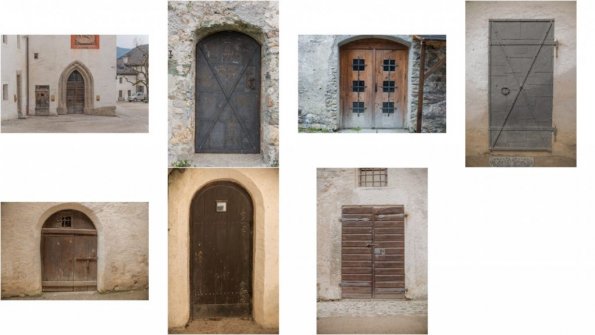 Texture Pack: 7 old medieval door textures