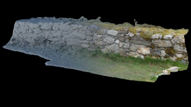 3dscan wall medieval