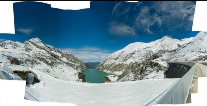 Panorama dam Moserboden in Salzburg, Austria II