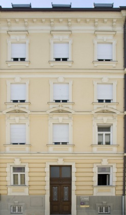 facade old building yellow texture tileable 3.0k