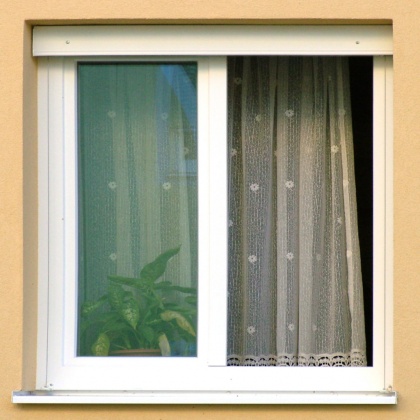 White plastic window texture