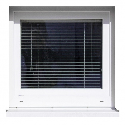 White plastic window new