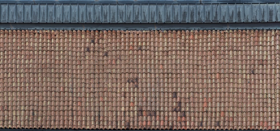 roof shingles and sheet metal roof texture
