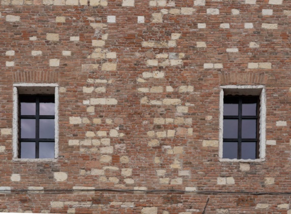 red bricks texture large scale