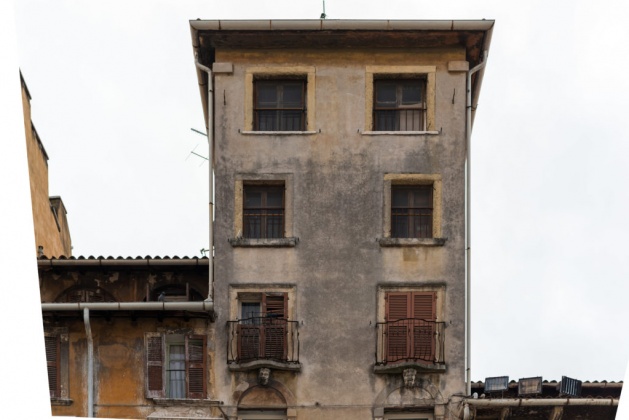 old facade italy verona moisture black dirt grunge