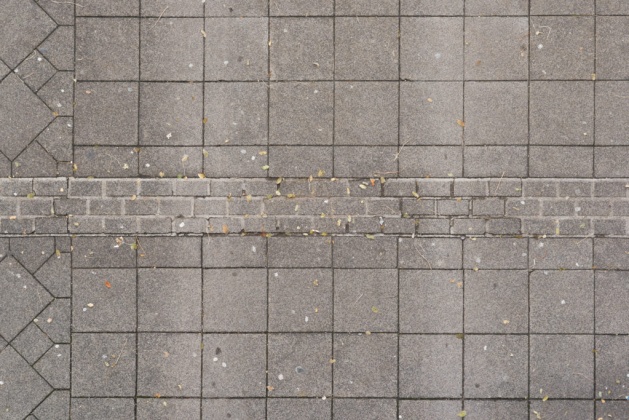 concrete tiles pavement