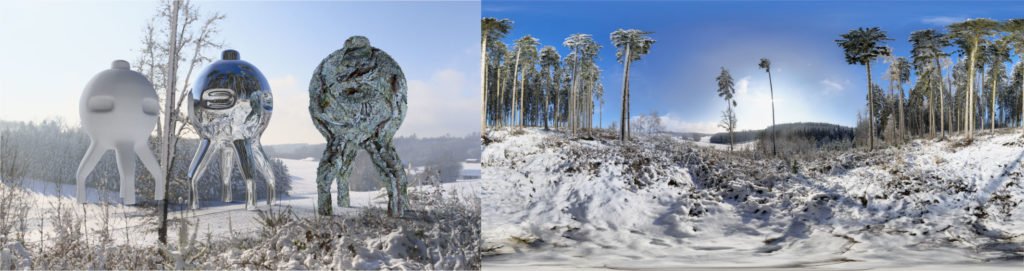 HDRI / 360° Winter bavaria