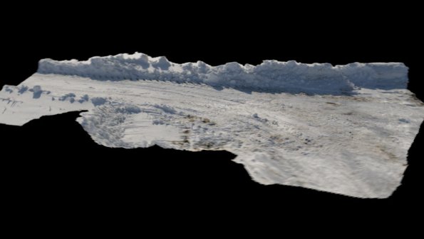 3dscan winter snow street