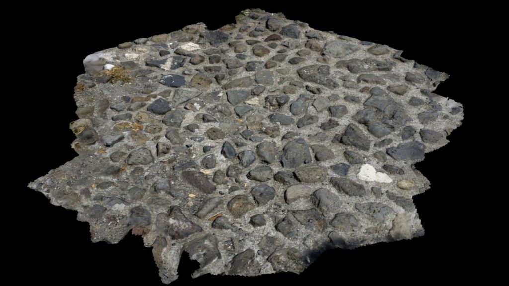 Asset natural stone flooring outdoor 3dscan