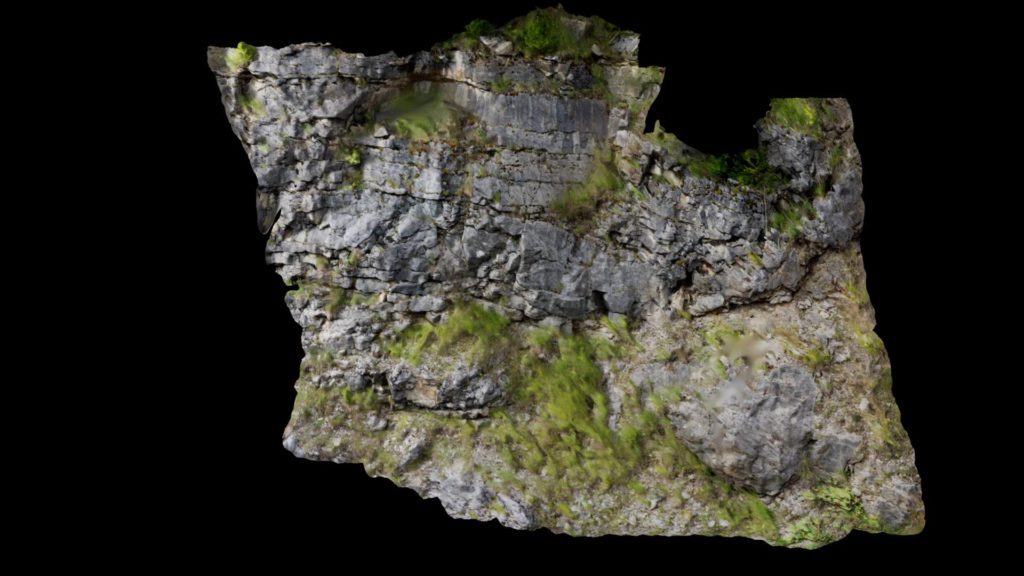 Asset rockwall 3dscan